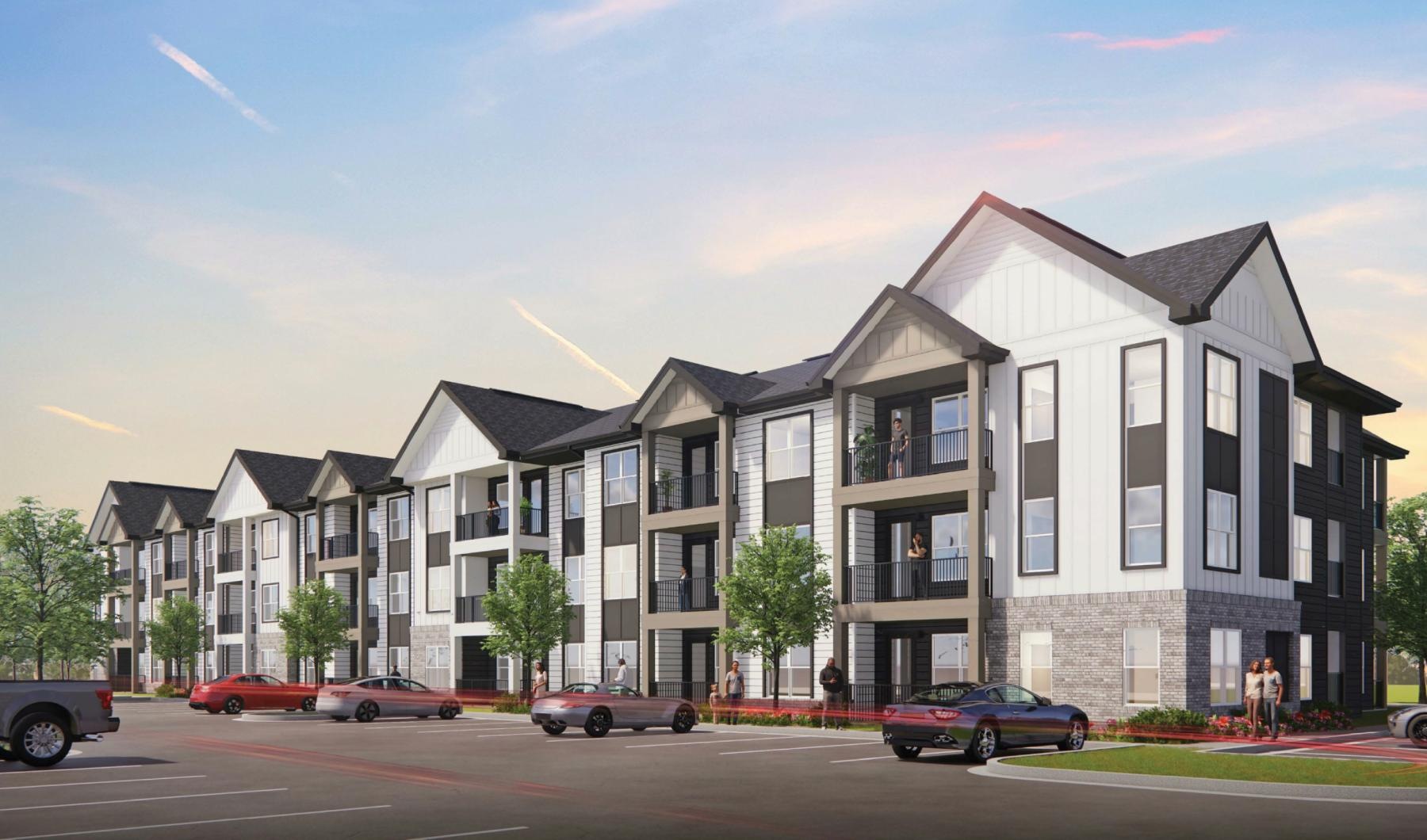 exterior of apartment